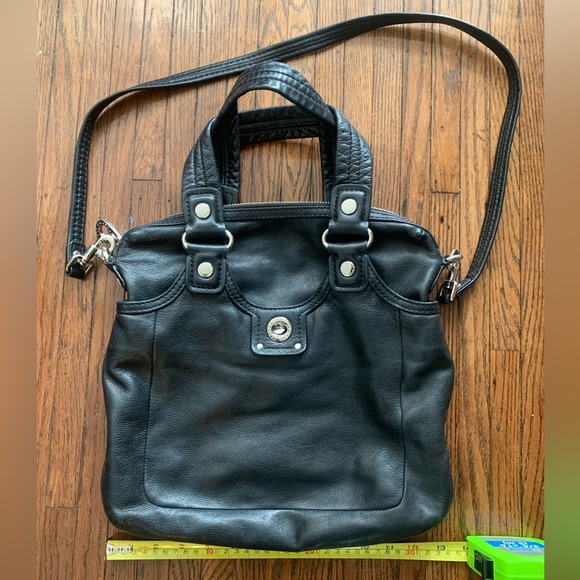 Marc by Marc Jacobs black leather bag - Picture 1 of 4